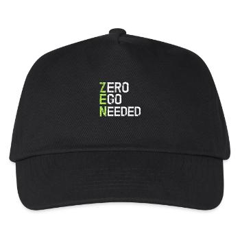 Zen - Kinder Basecap - Schwarz - Vorne