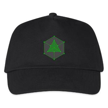 Enlightened logo portals - Kids’ Baseball Cap - black - Front