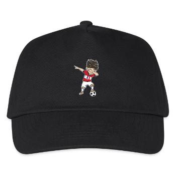 Football World Cup France Gift Dab - Kids’ Baseball Cap - black - Front