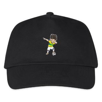 Football World Cup Brasil Gift Dab - Kids’ Baseball Cap - black - Front