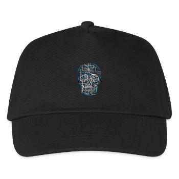 Electric Electronic Skull Skull - Kids’ Baseball Cap - black - Front