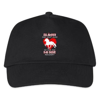 Icelandic Icelandic Horse Isi Island horse pony - Kids’ Baseball Cap - black - Front
