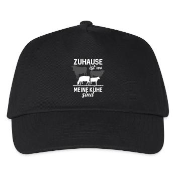 Farmer Shirt · Agriculture · My cows - Kids’ Baseball Cap - black - Front