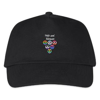 Pride and tolerance lgbt - Kinder Basecap - Schwarz - Vorne