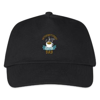 International Day of Coffee - Kids’ Baseball Cap - black - Front