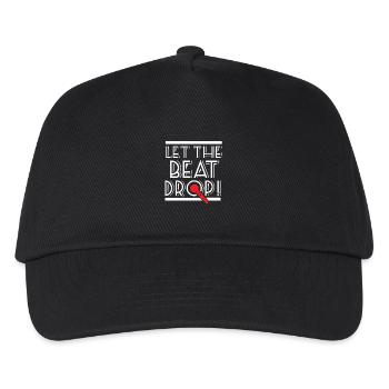 Let The Beat Drop - For Beatbox & Hip Hop Fans - Kinder Basecap - Schwarz - Vorne