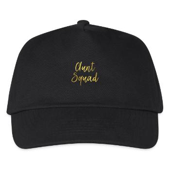 Aunt Squad Shirt Auntie Gift - Kinder Basecap - Schwarz - Vorne