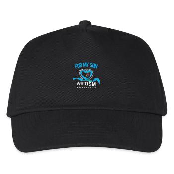 For my son: Autism Awareness - Kids’ Baseball Cap - black - Front