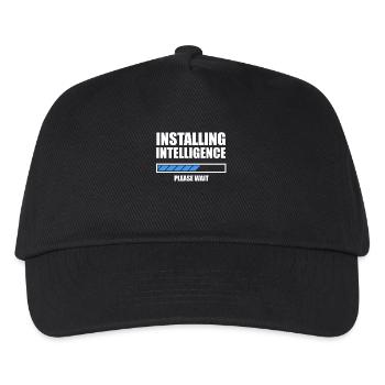Installation de l'intelligence N - Casquette de baseball Enfant - noir - Devant