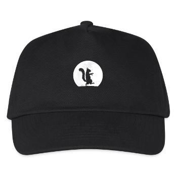 L'écureuil et la pleine lune - Casquette de baseball Enfant - noir - Devant