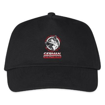 German shepherd - Kids’ Baseball Cap - black - Front