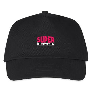 Super gute qualität cooles Geschenk - Kinder Basecap - Schwarz - Vorne