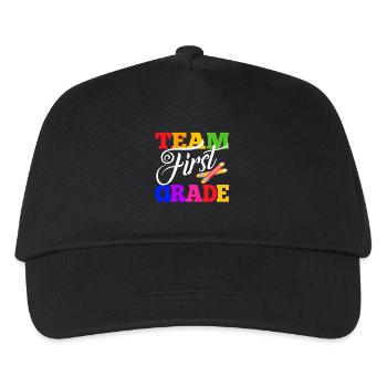 Équipe 1er 1er Grade Retour à l'école - Casquette de baseball Enfant - noir - Devant
