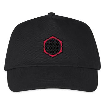 Flower of Life - stamp - Lotus - Kids’ Baseball Cap - black - Front