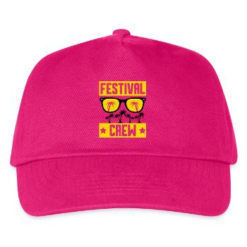 Festival Crew - Kids’ Baseball Cap - fuchsia - Front