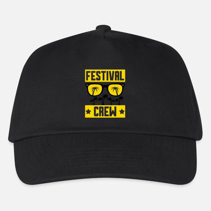 Festival Crew - Kinder Basecap - Schwarz