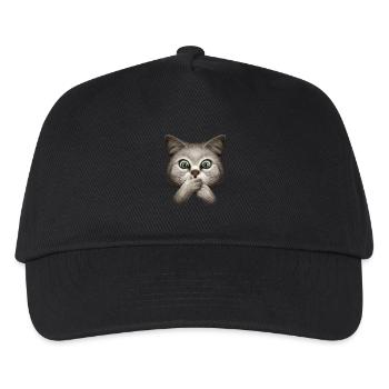 SHOCKING CAT - Kids’ Baseball Cap - black - Front
