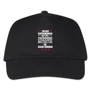 Je ne suis pas une superwoman, mais je suis .. - cadeau - Casquette de baseball Enfant - noir - Devant