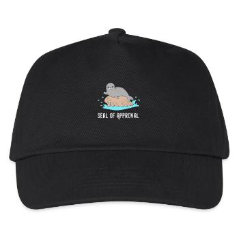 Seerobbe pouce vers le haut de l'animal de mer Sea Lion Funny - Casquette de baseball Enfant - noir - Devant