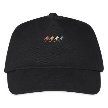 Distressed Medicine - Vintage Design - Kids’ Baseball Cap - black - Front