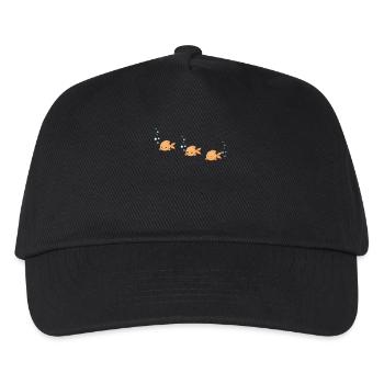 Fish - Fish Holder - Aquarist - Funny - Kids’ Baseball Cap - black - Front