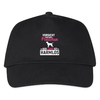 Labrador Retriever - Kinder Basecap - Schwarz - Vorne
