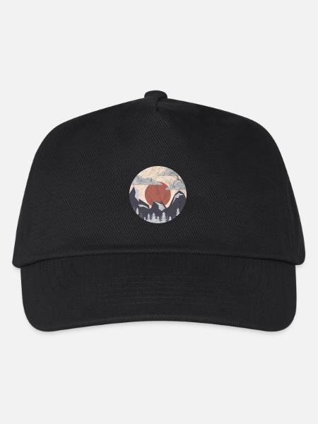 Chemise cadeau Circle Nature - Casquette de baseball Enfant - noir
