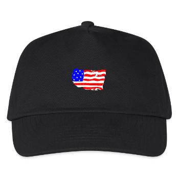 USA - Kinder Basecap - Schwarz - Vorne