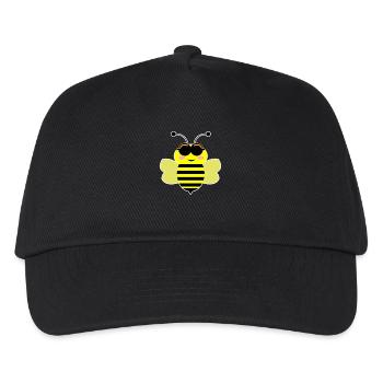 Biene Witzig süss lustig Sonnenbrille - Kinder Basecap - Schwarz - Vorne