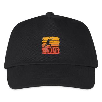 fencing - Kids’ Baseball Cap - black - Front