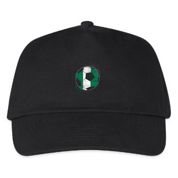Nigeria - Kinder Basecap - Schwarz - Vorne