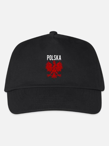 Polska Eagle - Kids’ Baseball Cap - black