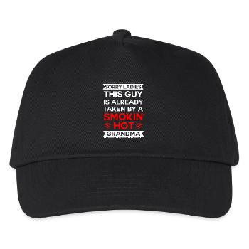Taken by hot grandma - Kids’ Baseball Cap - black - Front