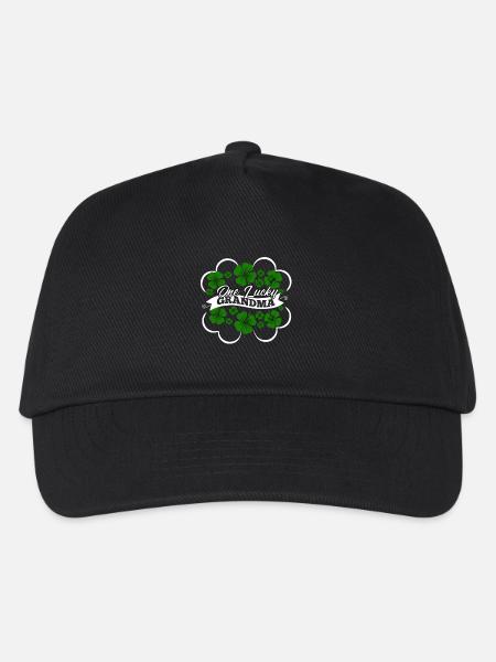 One Lucky Grandma - Kinder Basecap - Schwarz