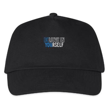 Believe In Yourself | Believe in yourself - Kids’ Baseball Cap - black - Front