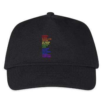 Science is Real - LGBT - Kinder Basecap - Schwarz - Vorne