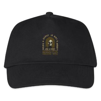 Scout Boy Scout Pfadi Summer Camp Shirt Gift - Kids’ Baseball Cap - black - Front