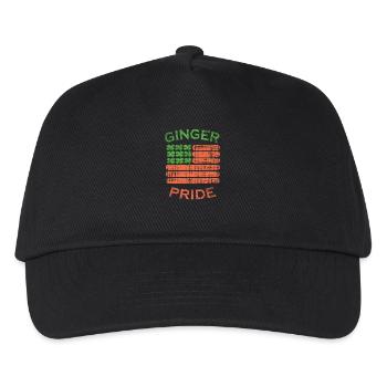 Chemise de fierté de gingembre T-shirt fier de rousse - Casquette de baseball Enfant - noir - Devant