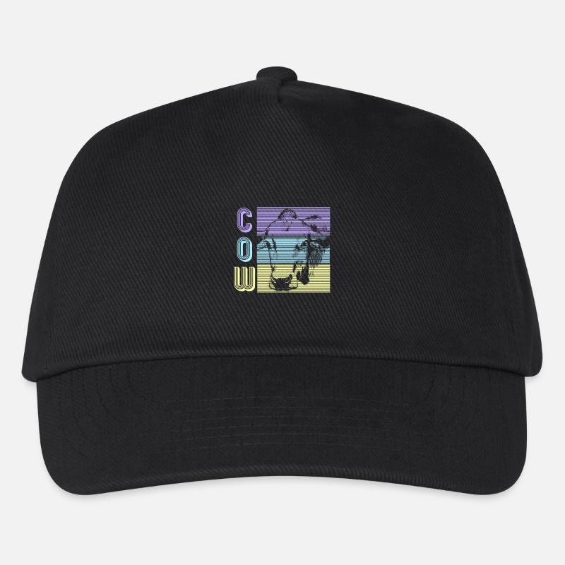 vache - Casquette de baseball Enfant - noir