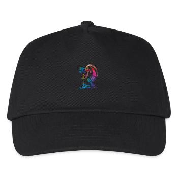 Eichhörnchen - Kinder Basecap - Schwarz - Vorne