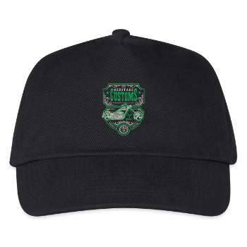 Heritage Customs - Kids’ Baseball Cap - black - Front