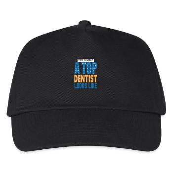 Dentist Dentist Tooth Dentist Occupation Gift - Kids’ Baseball Cap - black - Front