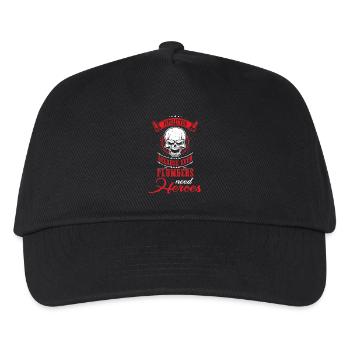 Plumbers need heroes - Kids’ Baseball Cap - black - Front