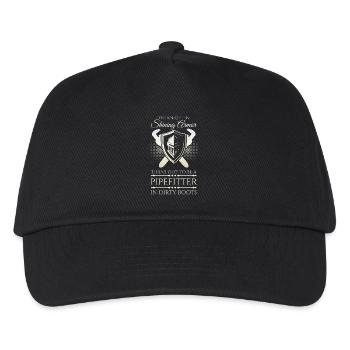 Pipefitter Knight - Kinder Basecap - Schwarz - Vorne