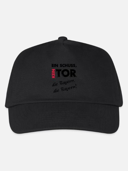 Un tir un but, Bayern - Casquette de baseball Enfant - noir