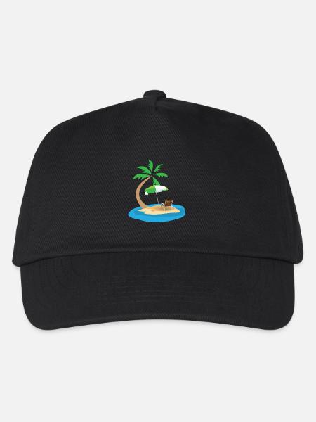 Palm Beach - Kinder Basecap - Schwarz