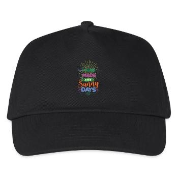 I Was Made For Sunny Days - Kids’ Baseball Cap - black - Front