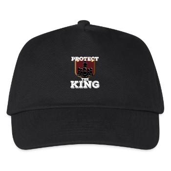 échecs - Casquette de baseball Enfant - noir - Devant