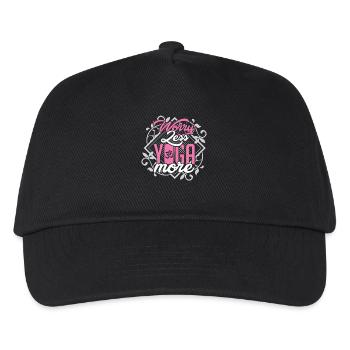 Yoga sans souci - Casquette de baseball Enfant - noir - Devant