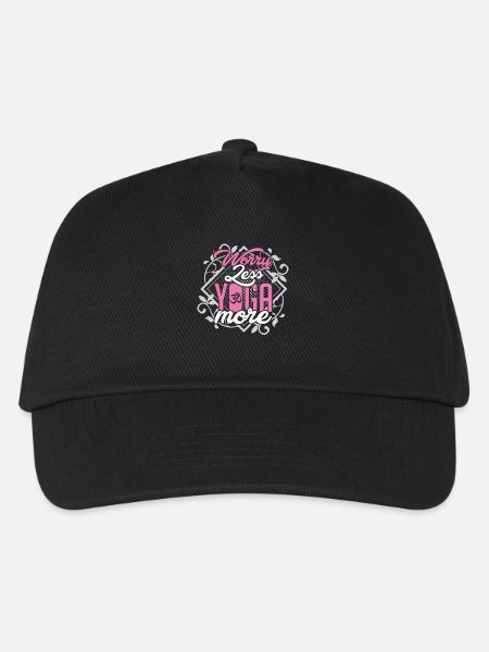Worry-Less Yoga - Kinder Basecap - Schwarz